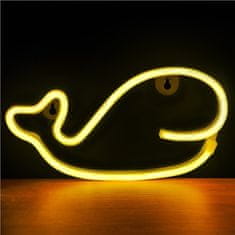 Forever Dekorativní LED osvětlení neon Velryba
