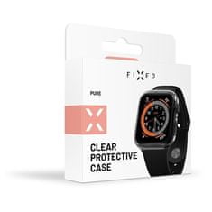 FIXED Ochranné pouzdro Pure s temperovaným sklem na Apple Watch 42mm - průhledné