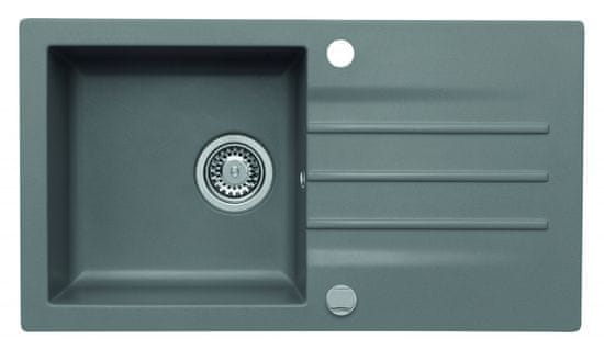 Axis Granitový dřez s odkapem Mojito 780.0E Barvy: černá, bílá, kávová a šedá
