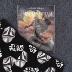 Star Wars Šedočerné fleecové pyžamo s 3D obrázkem The Mandalorian STAR WARS, 116
