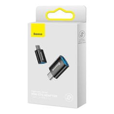 BASEUS Ingenuity Mini OTG adaptér USB-C / USB 3.1, černý