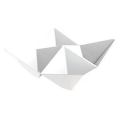 Santex Mističky na dezerty Origami bílé 10 x 10 cm 25 ks