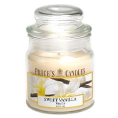 Price's Candles Svíčka ve skleněné dóze Price´s Candles, Sladká vanilka, 100 g