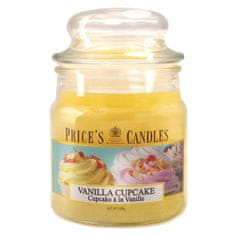 Price's Candles Svíčka ve skleněné dóze Price´s Candles, Vanilkový košíček, 100 g