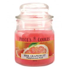 Price's Candles Svíčka ve skleněné dóze Price´s Candles, Růžový grapefruit, 100 g