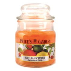 Price's Candles Svíčka ve skleněné dóze Price´s Candles, Sicilské citrusy, 100 g
