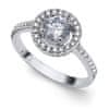 Elegantní stříbrný prsten Sunshine 63268R (Obvod 52 mm)