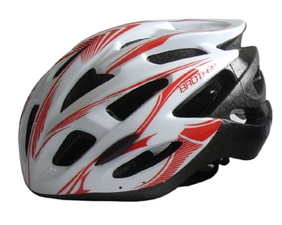 Brother CSH88M bílá cyklistická helma velikost M (56/58cm) 2015