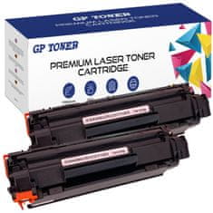 GP TONER 2x Kompatiblní toner pro HP CB435A/CB436A/CE285A LaserJet M 1120A MFP LaserJet P 1101 černá