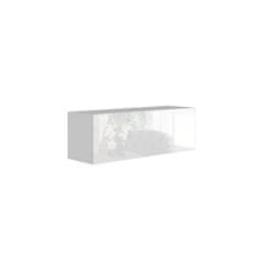 Nejlevnější nábytek Závěsná skříňka ANTOFALLA typ 6, bílá/bílý lesk