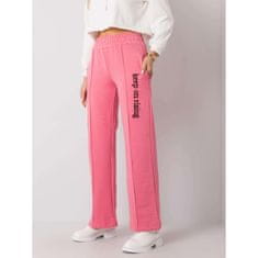 FANCY Dámské tepláky s rovnými nohavicemi DENNISE růžové FA-DR-6995.31X_378021 S-M