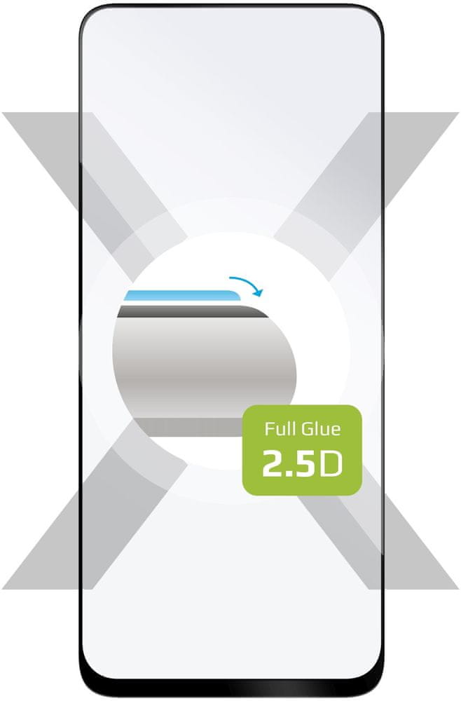 FIXED ochranné tvrzené sklo Full-Cover pro OnePlus Nord CE 2 5G, lepení přes celý displej, FIXGFA-891-BK, čiré/černé
