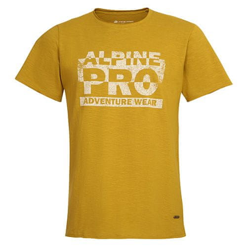 ALPINE PRO Pánské triko , HOOP | MTSX596581 | XL | žlutá