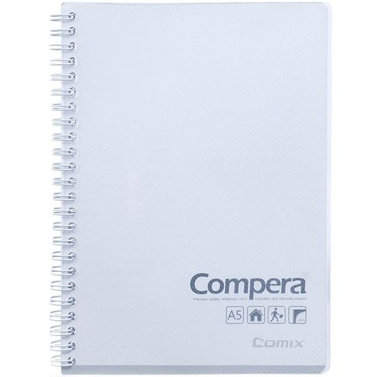 Comix Kroužkový poznámkový blok B5 Compera 80 listů CPB5801 Růžová