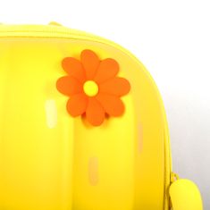HABARRI Žlutý batoh pro děti ve věku 3-6 let - kaktus s květinou