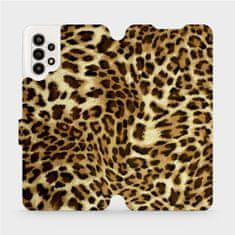Mobiwear Flip pouzdro na mobil Samsung Galaxy A13 - VA33P Leopardí vzor