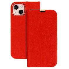 IZMAEL Knížkové pouzdro Kabura pro Apple iPhone 14 - Červená KP23528