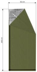 Cattara Izotermická fólie SOS zelená válec 200x92cm