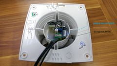 VENTS 100 LDTL axiální ventilátor do koupelny s doběhem a kuličkovými ložisky