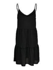 Jacqueline de Yong Dámské šaty JDYPIPER Regular Fit 15257312 Black (Velikost 36)