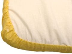 Kaarsgaren Žluté prostěradlo bavlněné plátýnko 41 x 90 cm
