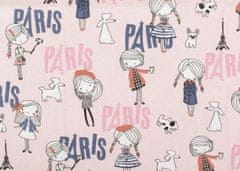 Kaarsgaren Letní deka 70x100cm bavlna růžová Paříž