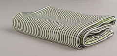 Kaarsgaren Bambusová deka šedo-zelené proužky oboulíc