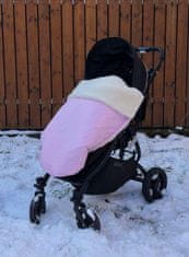 Kaarsgaren Baby pink zimní deka merino nepadací