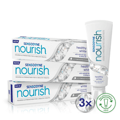 Sensodyne  Nourish Healthy White zubní pasta 3x75ml