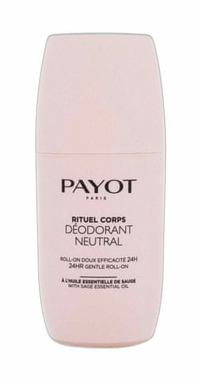 Payot 75ml rituel corps déodorant neutral 24hr gentle