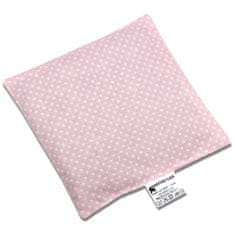 Babyrenka Babyrenka nahřívací polštářek 15x15 cm z třešňových pecek Dots pink