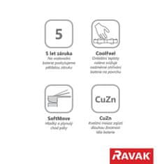 Ravak CR 032.00/150 Sprchová nástěnná 150 mm X070043 - Ravak