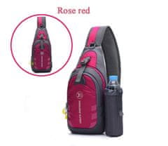 INTEREST sportovní batoh přes rameno nepromokavý - UNISEX. Barva růžová.