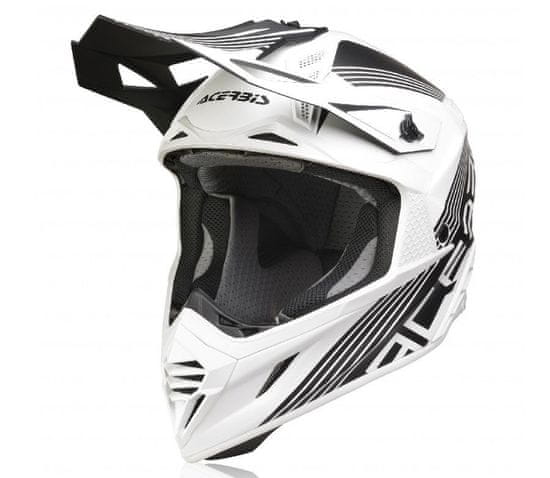 Acerbis Motokrosová helma X-Track black/white přilba