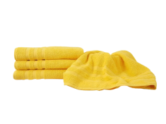 B.E.S. Petrovice Bavlněný froté ručník Standard - Yellow Rozměr: 30 x 50