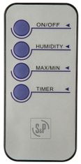 Soler&Palau Zvlhčovač vzduchu HUMI-ED, LCD displej, elektronický hygrostat, časovač, dálkové ovládání, filtr vodních nečistot