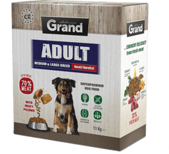 GRAND Deluxe Adult Large Granule hovězí 11 kg