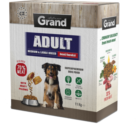 GRAND Deluxe Adult Large Granule hovězí - více velikostí