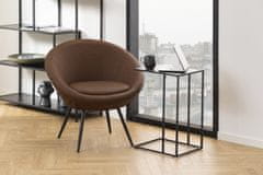 Design Scandinavia Odkládací stolek Infinity, 63 cm, černá