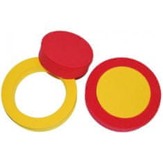 Tutee Pěnový kroužek 2ks (červená, žlutá)