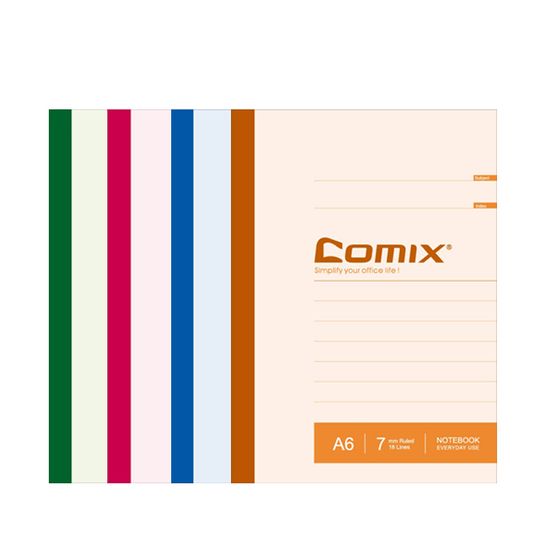 Comix Poznámkový blok C4512 A6 Zelená