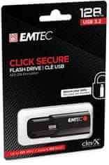 USB flash disk "B120 Click Secure", 128GB, USB 3.2, šifrované, ECMMD128GB123