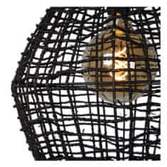 LUCIDE  Závěsné svítidlo Alba Black, průměr 35 cm