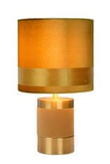 LUCIDE  Stolní lampa Frizie Yellow, průměr 18cm
