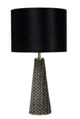 LUCIDE  Stolní lampa Velvet Grey, průměr 25cm