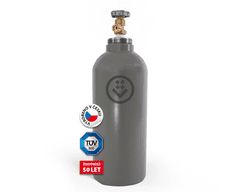 VÍTKOVICE CYLINDERS 8L bezešvá ocelová lahev pro Oxid uhličitý (CO2) 13 Kg, Vítkovice Cylinders