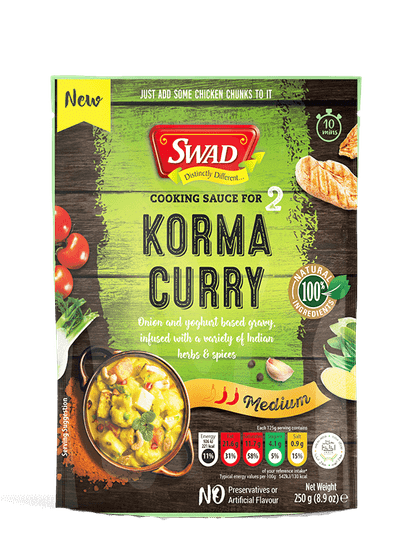 SWAD Korma curry hotová omáčka 250g