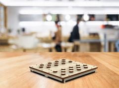 Wooden city 3D puzzle hra Šachy a Dáma 2v1