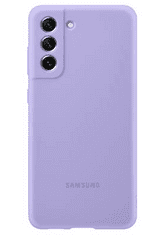 Samsung S21 FE Silikonový zadní kryt EF-PG990TVEGWW, fialová