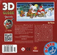 D-Toys 3D Globe puzzle Medvídek s kamarády 60 dílků